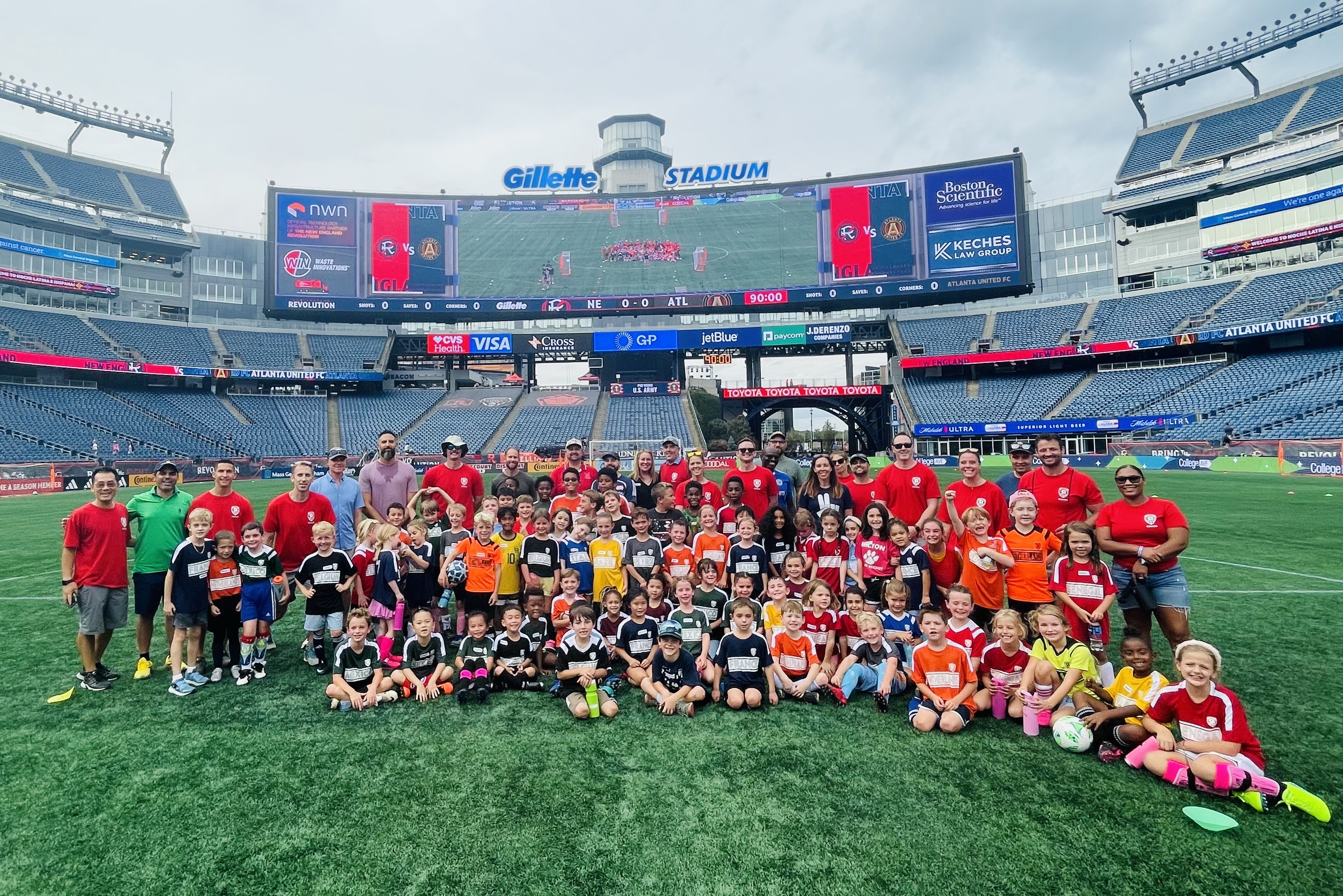 Milton Soccer at Gillette Stadium
