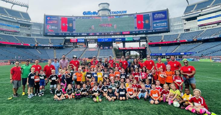 Milton Soccer at Gillette Stadium